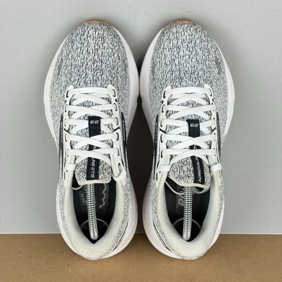 Brooks Adrenaline GTS 23 Athletic Running Shoes Womens 7 Gray Black Knit Upper - Picture 9 of 10